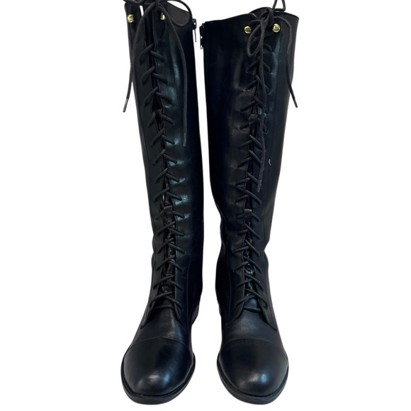 Ralph Lauren Martina Black Lace-Up Boots, size 7 - Picture 12 of 15